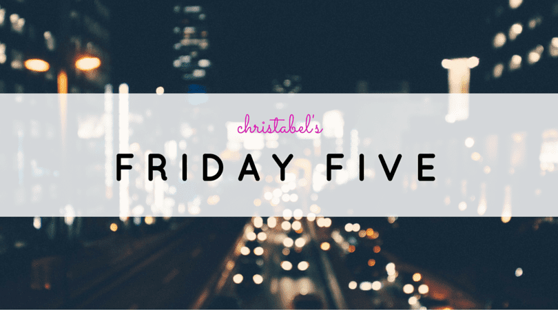 Friday Five 9/25/15