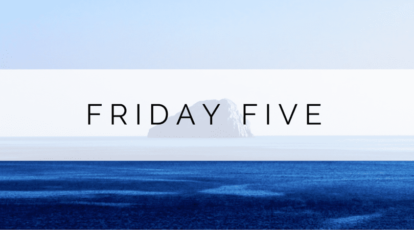 Friday Five 11/6/15