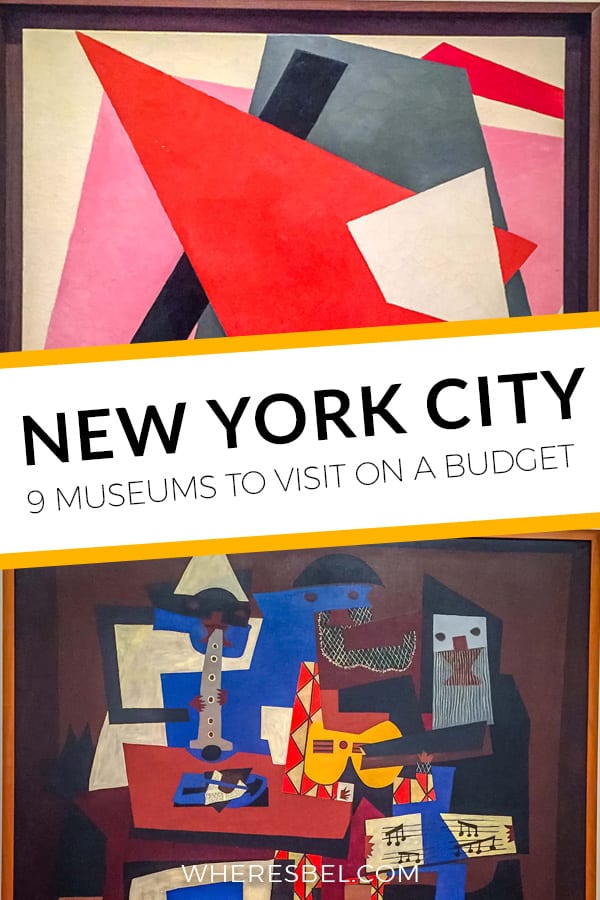 Visiting New York on a budget? One way to save money is by visiting NYC museums on their free admission days. Read the post to find out the best free times to visit NYC museums | Things to do in NYC | NYC Museums | Free Things to do in New York City | New York City on a Budget | NYC Travel Guide #NYC #NewYorkCity #Manhattan