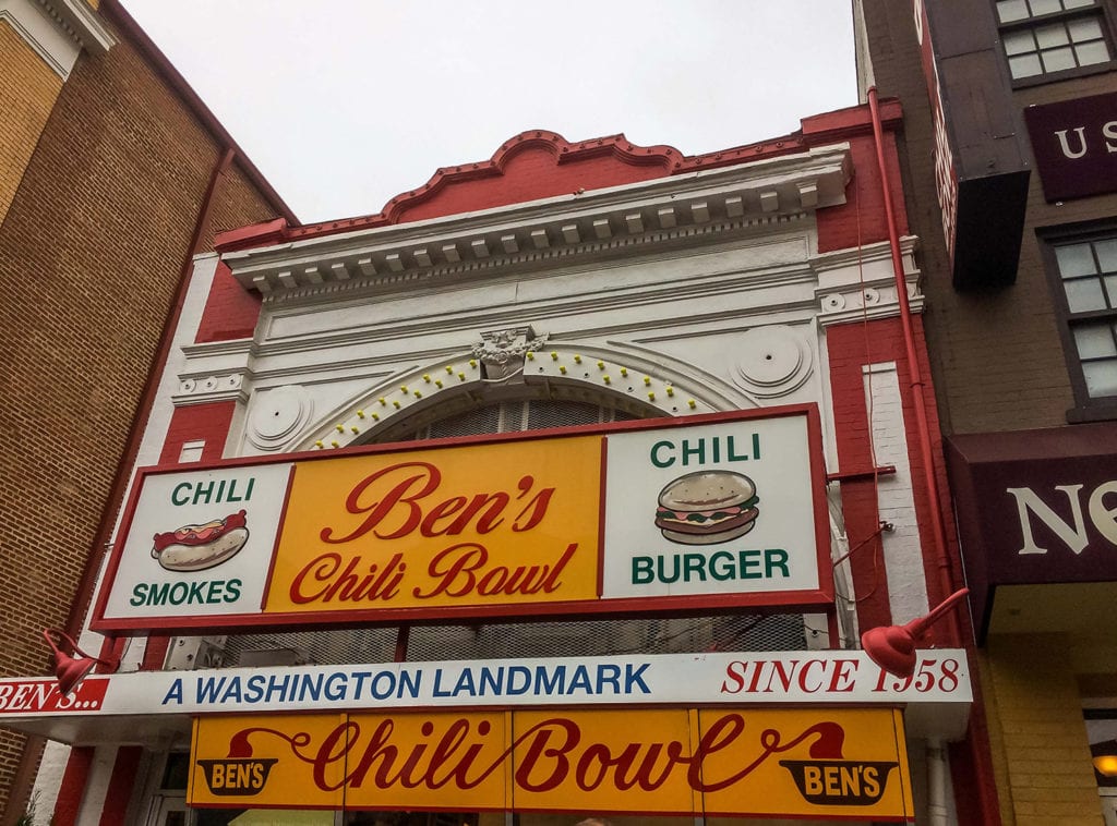 ben's chili bowl - unique things to do in washington dc