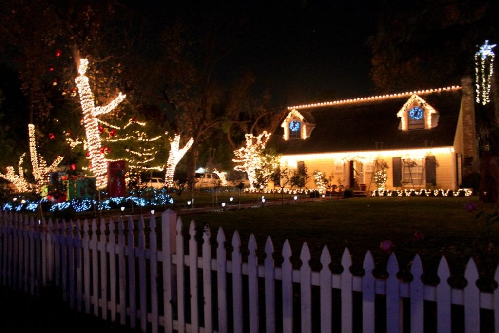 Christmas Tree Lane in Fresno