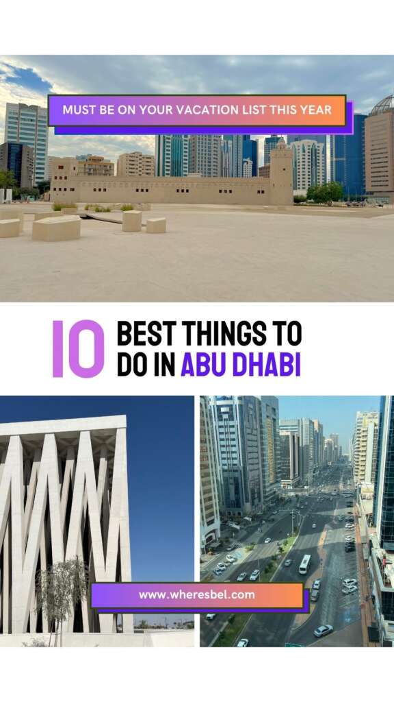 10 Very Best Things to do in Abu Dhabi, UAE